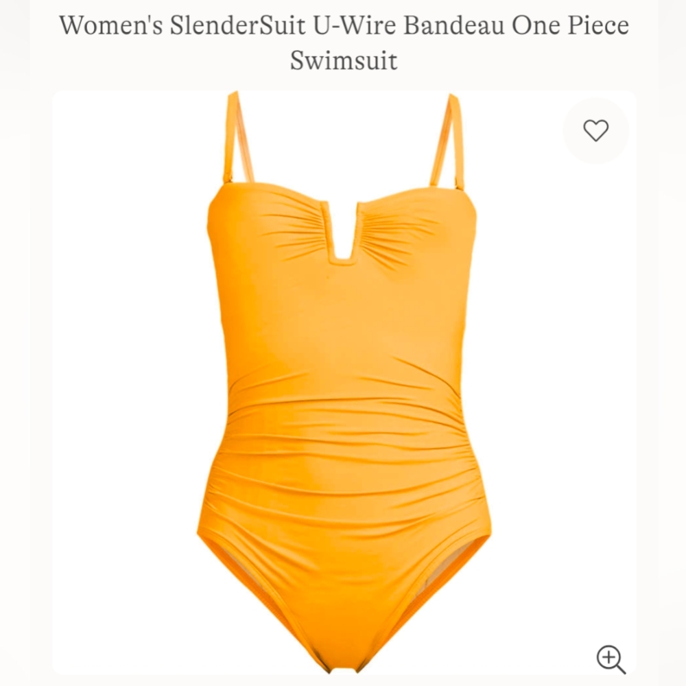 Lands' End Women's One Piece Swimsuit - Size 8 Runs Small